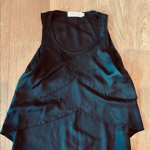 Latched Mama | Tiered Nursing Tank | Size XS | Black